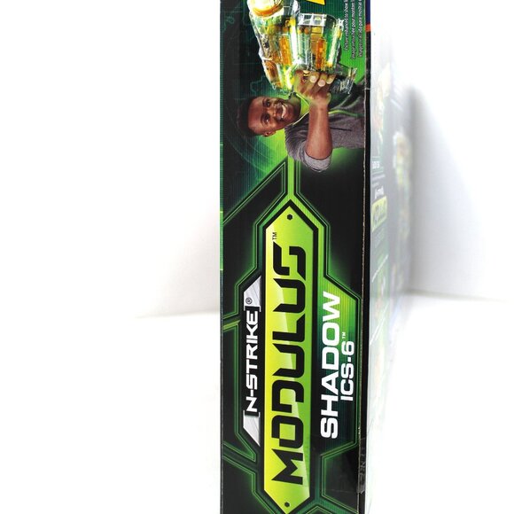 Hasbro Nerf-N-Strike Modulus Ghost Ops System Shadow ICS-6 Blaster Barrel Darts - Picture 10 of 12